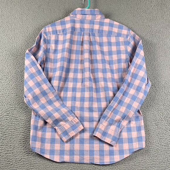 Vineyard Vines Slim Longshore Button Shirt Men's Medium Pink Blue Plaid - Picture 7 of 7